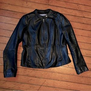 Genuine Leather Moto Jacket